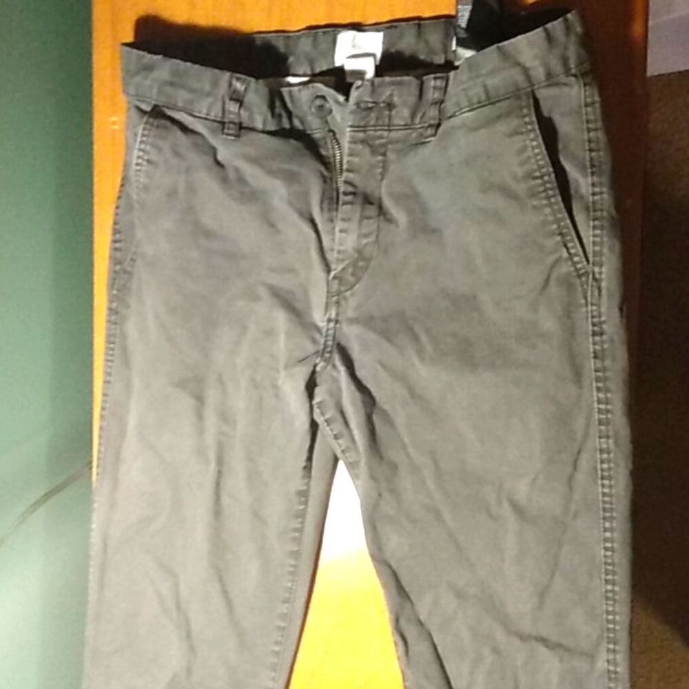 H&M skinny fit chinos, grey